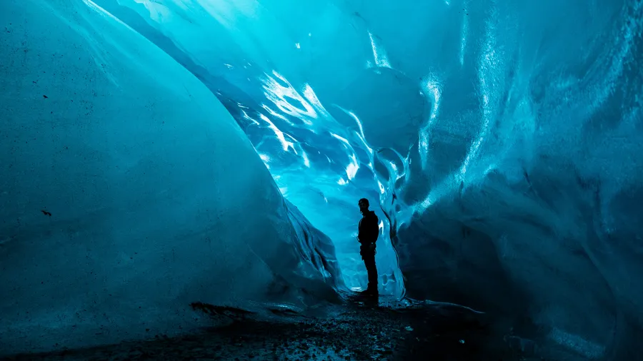 iceland ice cave glacier